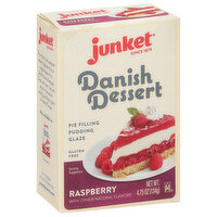 Junket Danish Dessert Mix, Raspberry - 4.75 Ounce 