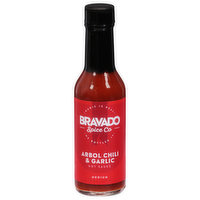 Bravado Spice Co. Hot Sauce, Arbol Chili & Garlic, Medium - 5 Fluid ounce 