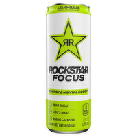 Rockstar Energy Drink, Sugar Free, Lemon Lime