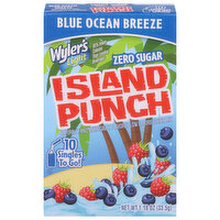 Wyler's Drink Mix, Zero Sugar, Island Punch - 1.18 Ounce 