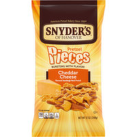 Snyder's of Hanover Pretzels Pieces, Cheddar Cheese - 12 Ounce 