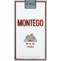 Montego Cigarettes, Class A, Red 100s - 20 Each 