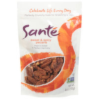 Sante Pecans, Sweet & Spicy - 4 Ounce 