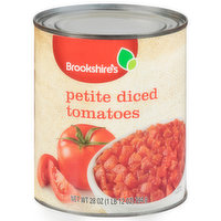 Brookshire's Tomatoes, Diced, Petite - 28 Ounce 