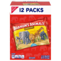 BARNUMS Barnum's Original Animal Crackers, 12 - 1 oz Snack Packs - 12 Ounce 