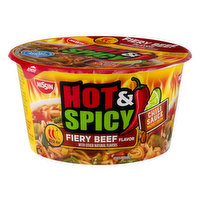 Nissin Nissin Hot & Spicy Ramen Noodle Soup Fiery Beef