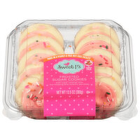 Sweet P's Bake Shop Sugar Cookies, Frosted, Pink