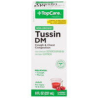 TopCare Tussin DM, Non-Drowsy, Cherry Flavor - 8 Fluid ounce 