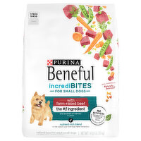 Beneful Dog Food, Natural, with Farm-Raised Beef, Small Dogs, Adult - 14 Pound 