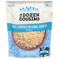 A Dozen Cousins Rice Cooked in Bone Broth, Sea Salt - 8 Ounce