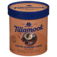 Tillamook Ice Cream, Coffee Almond Fudge - 1.5 Quart 