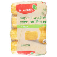 Brookshire's Corn on the Cob, Super Sweet, Classic, Mini - 8 Each 