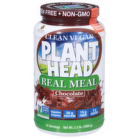 Plant Head Real Meal, Clean Vegan, Chocolate - 2.3 Pound 