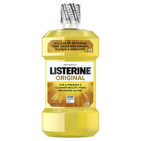 Listerine Mouthwash, Antiseptic, Original - 33.8 Fluid ounce