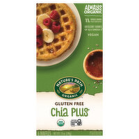 Nature's Path Organic Waffles, Gluten Free, Chia Plus - 6 Each 