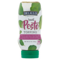 Delallo Topping, Basil Pesto - 6.7 Ounce 