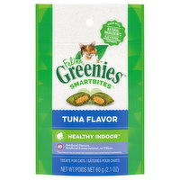 Greenies Treats for Cats, Healthy Indoor, Tuna Flavor, Feline - 2.1 Ounce 