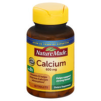 Nature Made Calcium, 600 mg, Tablets - 60 Each 