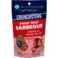 Crunchsters Mung Beans, Sweet Heat Barbeque, Crunchy - 4 Ounce 