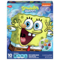 Betty Crocker Fruit Flavored Snacks, Assorted Fruit Flavors, Spongebob Squareparents - 10 Each 