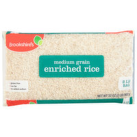 Brookshire's Rice, Enriched, Medium Grain