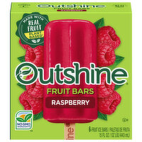 Outshine Outshine Raspberry Frozen Fruit Bars, 6 Count