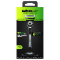 GilletteLabs Razor, With Exfoliating Bar - 1 Each 