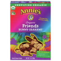 Annie's Bunny Grahams, Organic, Chocolate Chip, Chocolate & Honey, Friends - 7 Ounce