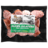 Holmes Smokehouse Sausage, Jalapeno, Sliced - 12 Ounce 