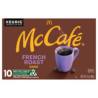 McCafe Coffee, Dark, French Roast, K-Cup Pods - 10 Each 