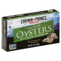 Crown Prince Oysters, Smoked - 3 Ounce 