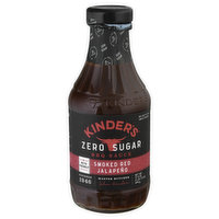 Kinder's BBQ Sauce, Zero Sugar, Smoked Red Jalapeno