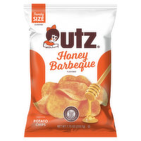 Utz Potato Chips, Honey Barbeque, Family Size - 7.75 Ounce 