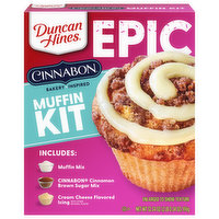 Duncan Hines Muffin Kit, Cinnabon - 32.34 Ounce 