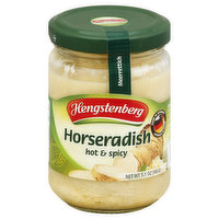 Hengstenberg Horseradish, Hot & Spicy - 5.1 Ounce 