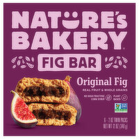 Nature's Bakery Fig Bar, Original Fig, Twin Packs - 6 Each 