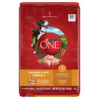 Purina One Dog Food, Chicken & Rice Formula, Adult - 16.5 Pound