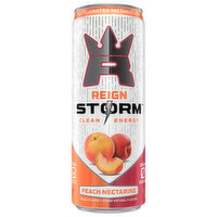 Reign Energy Drink, Peach Nectarine - 12 Fluid ounce 