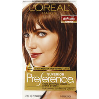 Superior Preference Permanent Haircolor, Warmer, 6AM Light Amber Brown - 1 Each 