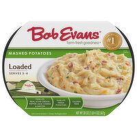 Bob Evans Mashed Potatoes, Loaded - 20 Ounce 