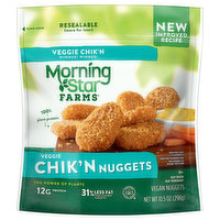 MorningStar Farms Veggie Chik'n Nuggets - 10.5 Ounce 