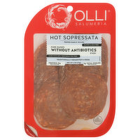 Olli Salumeria Salami, Pepper-Garlic, Hot Sopressata - 4 Ounce 