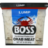 Boss Crab Meat, Lump - 8 Ounce 