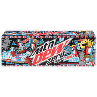 Mtn Dew Soda, Zero Sugar, Summer Freeze - 12 Each 