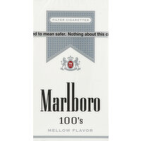 Marlboro Cigarettes, Filter, Silver Pack, 100's - 20 Each 