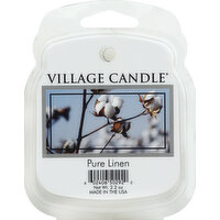 Village Candle Wax Melt, Fragranced, Pure Linen - 2.2 Ounce 