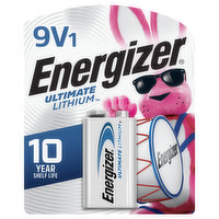 Energizer Battery, Lithium, 9V