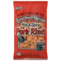 Southern Recipe Pork Rinds, Hot & Spicy - 4 Ounce 