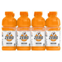 Gatorade Thirst Quencher, Zero Sugar, Orange - 8 Each 