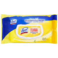 Lysol Disinfecting Wipes, Lemon & Lime Blossom Scent - 80 Each